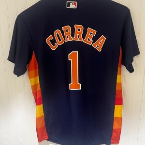 Astros jersey 10-12youth unisex multicolor/blue